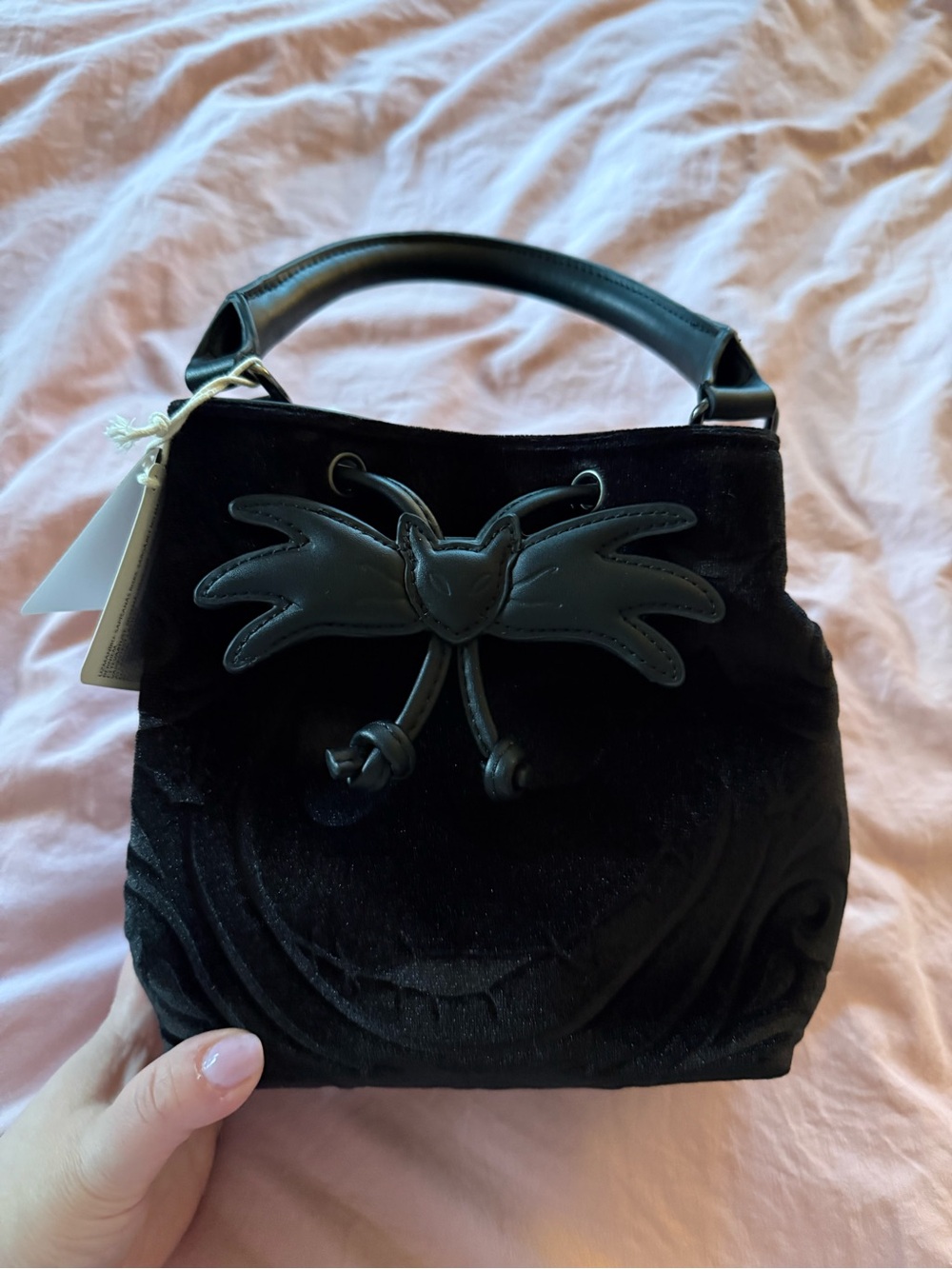 Loungefly Disney’s Nightmare Before Christmas Velvet Mini Crossbody